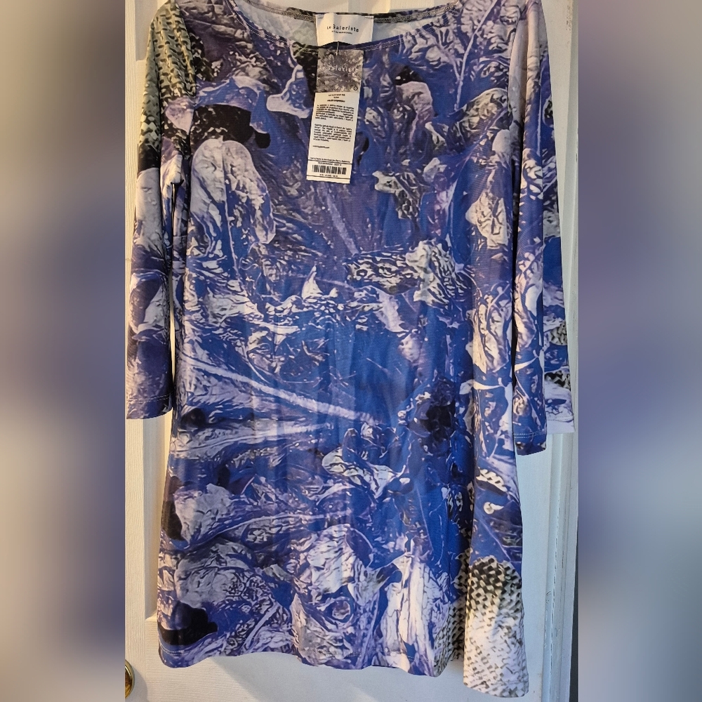 Make a statement Wearing This Original Abstract Woman's Top Not found in stores